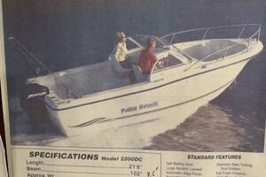 22ft Palm Beach Yacht For Sale