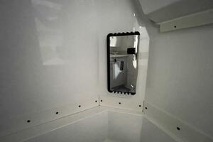 Mounted Mirror Inside Center Console Boat Head