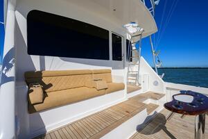 Seven Step Ladder From Mezzanine Step To Flybridge