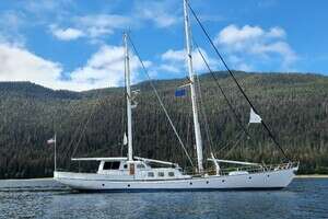 HAVFRUEN 1983 Custom Thackwray Pilothouse Motorsailer Yacht For Sale in Wrangell AK