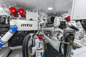 2022 Viking 68 Enclosed Bridge- PIPE DREAM- Engine Room