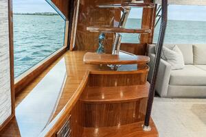 2022 Viking 68 Enclosed Bridge- PIPE DREAM- Stairs to Bridge