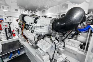 2022 Viking 68 Enclosed Bridge- PIPE DREAM- Engine Room