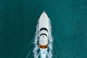 2022 Viking 68 Enclosed Bridge- PIPE DREAM- Aerial