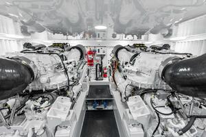 2022 Viking 68 Enclosed Bridge- PIPE DREAM- Engine Room