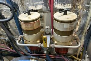 60' Jefferson starboard Racor fuel filters