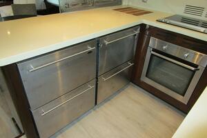 Galley With 2 Fridges, 2 Freezer Drawers