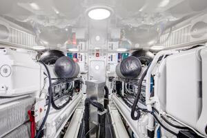Viking 70 Convertible - Engine Room