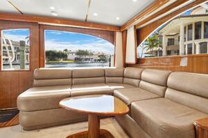 L Shape Couch Seating To Port Aft