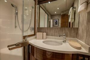 2023 Viking 64 Convertible Master Stateroom Head