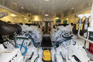 2015 Viking 52 Sport Tower- UP TO IT- Engine Room