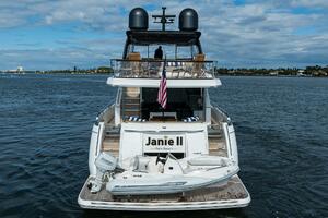 Princess Y78 - Janie II - Aft Profile