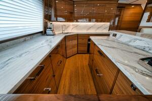 Viking 72 Skybridge - Chelsea -Galley