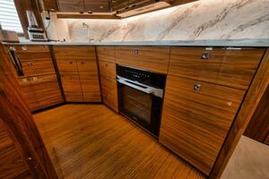 Viking 72 Skybridge - Chelsea -Galley
