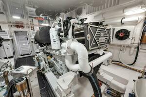 Viking 72 Skybridge - Chelsea -Engine Room