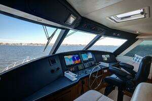 2009 Viking 64 Enclosed Bridge w/ Tower thumbnail 13