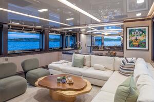 Main Deck Salon Looking Aft To Starboard 