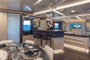 Main Deck Dining And Bar Looking Forward To Port 