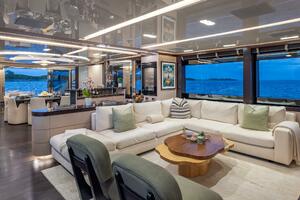 Main Deck Salon Looking Aft To Port  