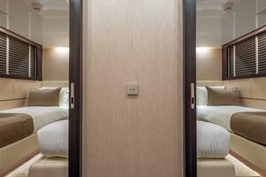 One Of Two Lower Deck Forward Twin Cabins Convertible To Queens