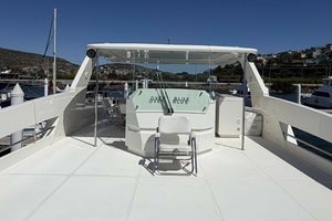 Forward Flybridge Deck Looking Aft