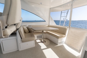 2018 52 Viking Sport Tower Wild Eagle Helm Deck Lounge