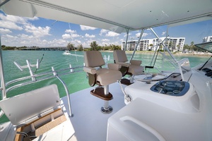 Viking 52 - THE HURRICANE - Flybridge Helm