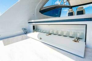 Port cockpit glass storage