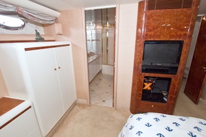 1998 Lazzara Yachts 76 Skylounge Grand Salon thumbnail 22