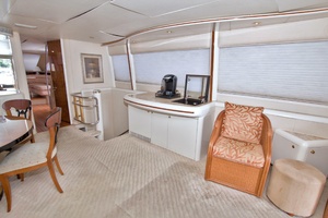 1998 Lazzara Yachts 76 Skylounge Grand Salon thumbnail 14