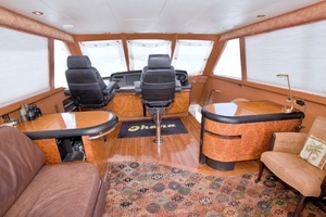 1998 Lazzara Yachts 76 Skylounge Grand Salon thumbnail 69