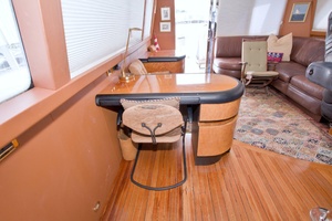 1998 Lazzara Yachts 76 Skylounge Grand Salon thumbnail 53