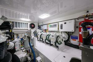 2023 Viking 64 Convertible - Engine Room