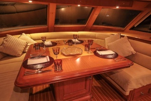 Pilothouse Table Forward to Galley