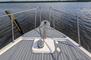 1987 Bluewater Yachts 51 Coastal Cruiser Cockpit thumbnail 7