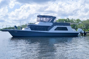 1987 Bluewater Yachts 51 Coastal Cruiser Cockpit thumbnail 1