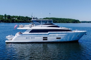 Lovie 2021 Hatteras M75 Panacera Yacht For Sale in Annapolis MD