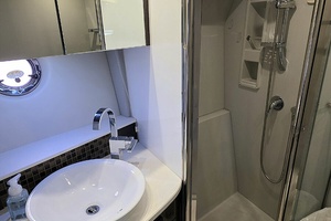 Master Head Vanity and Shower