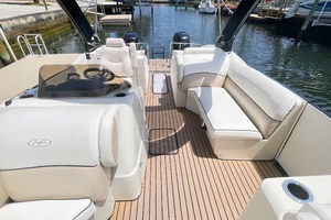 Trailer Included 25ft Harris FloteBote Yacht For Sale