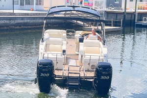 Trailer Included 25ft Harris FloteBote Yacht For Sale
