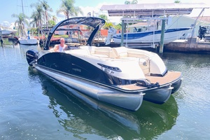 Trailer Included 25ft Harris FloteBote Yacht For Sale