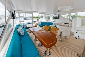 Happy Hour 80ft Hatteras Yacht For Sale