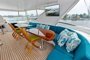 Happy Hour 80ft Hatteras Yacht For Sale