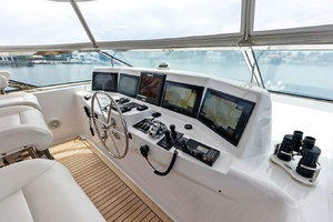 Happy Hour 80ft Hatteras Yacht For Sale
