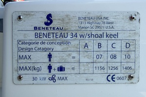 Boat Pour 34ft Beneteau Yacht For Sale