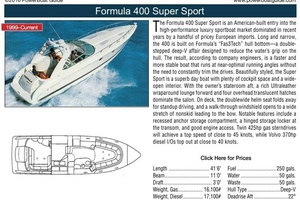 40ft Formula Yacht For Sale