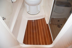 Teak And Holly Sole In Head