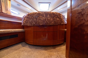 Storage underneath the VIP berth