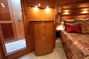 Storage in the master stateroom