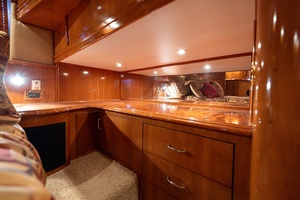 abinetry in the master stateroom